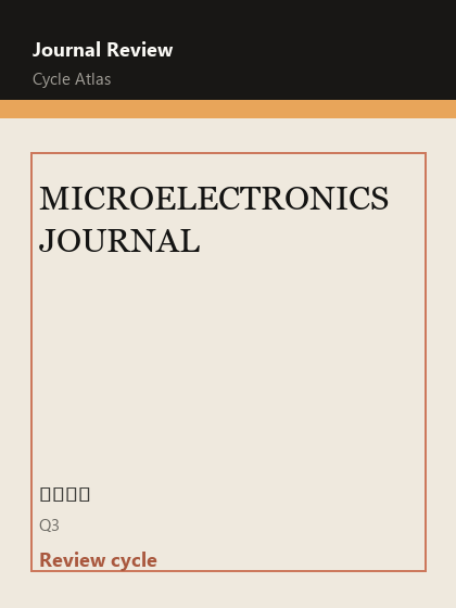 MICROELECTRONICS JOURNAL 期刊封面