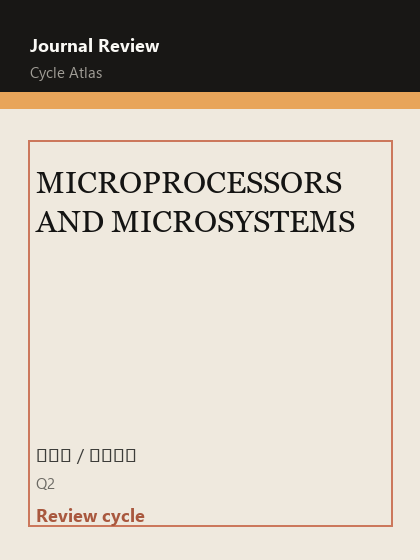 MICROPROCESSORS AND MICROSYSTEMS 期刊封面