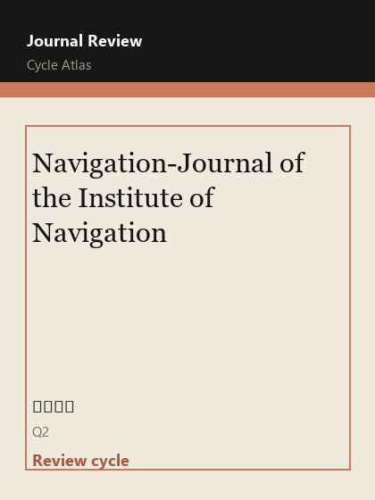 Navigation-Journal of the Institute of Navigation 期刊封面