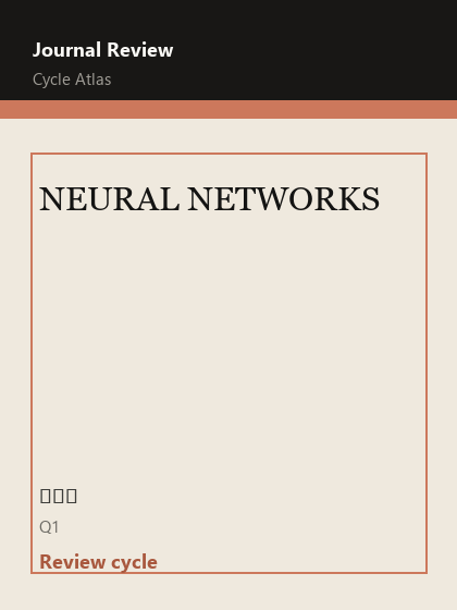 NEURAL NETWORKS 期刊封面