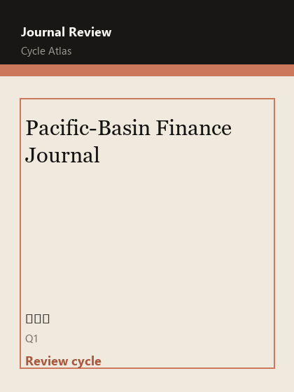 Pacific-Basin Finance Journal 期刊封面