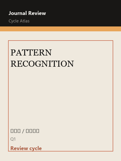 PATTERN RECOGNITION 期刊封面