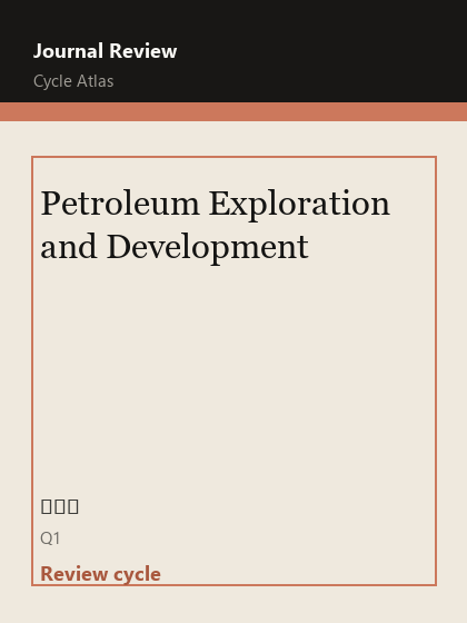 Petroleum Exploration and Development 期刊封面