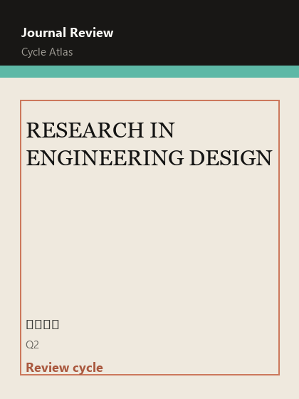 RESEARCH IN ENGINEERING DESIGN 期刊封面