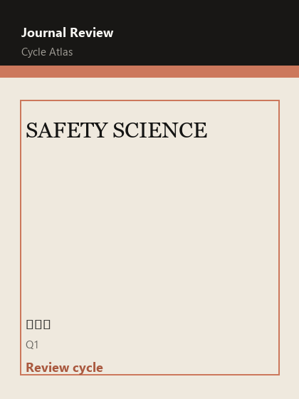 SAFETY SCIENCE 期刊封面