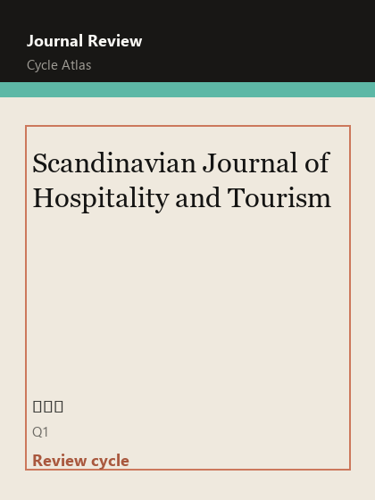 Scandinavian Journal of Hospitality and Tourism 期刊封面