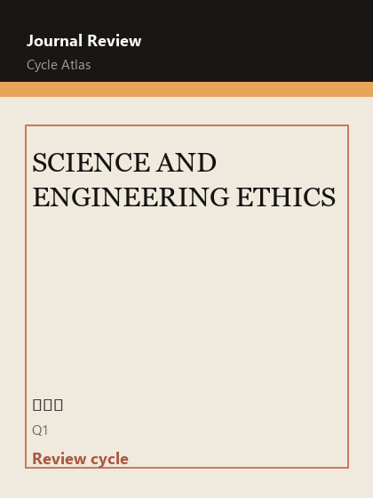 SCIENCE AND ENGINEERING ETHICS 期刊封面