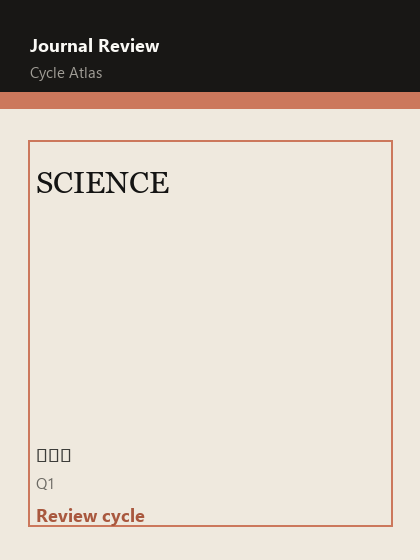 SCIENCE 期刊封面