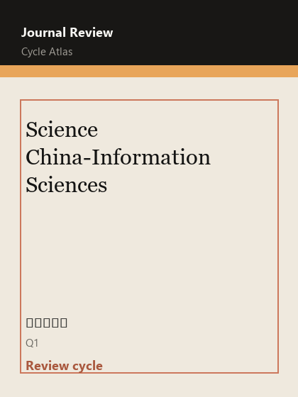 Science China-Information Sciences 期刊封面