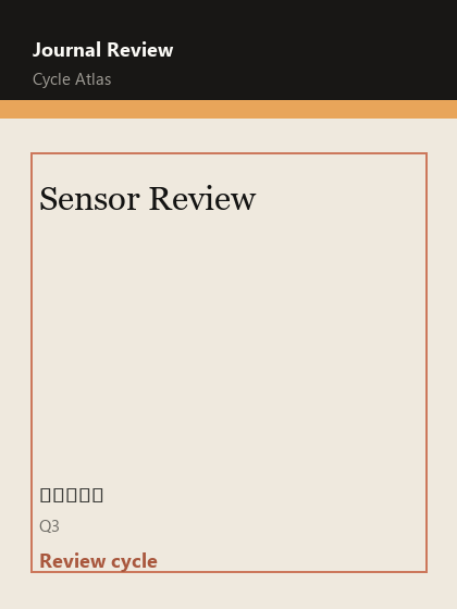 Sensor Review 期刊封面