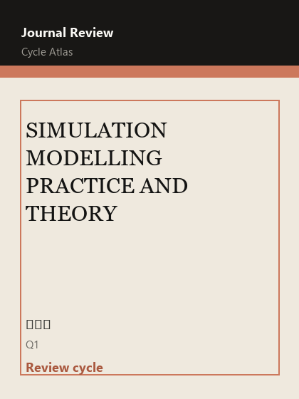 SIMULATION MODELLING PRACTICE AND THEORY 期刊封面