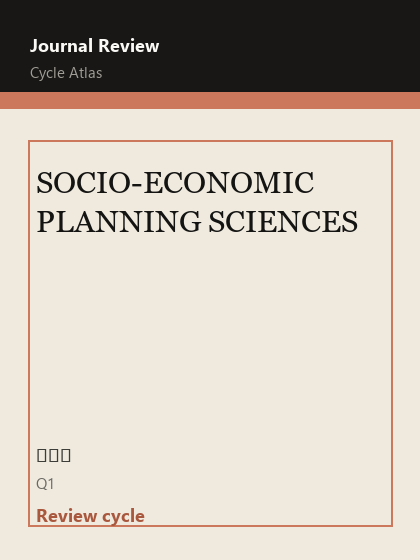 SOCIO-ECONOMIC PLANNING SCIENCES 期刊封面
