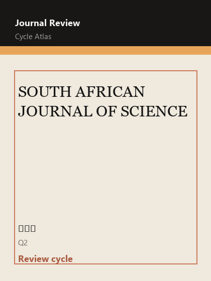 SOUTH AFRICAN JOURNAL OF SCIENCE 期刊封面