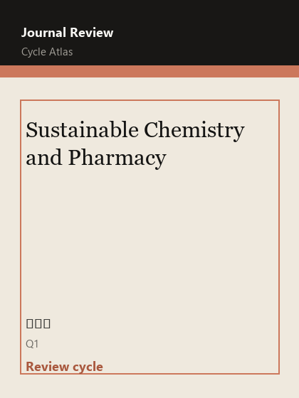 Sustainable Chemistry and Pharmacy 期刊封面