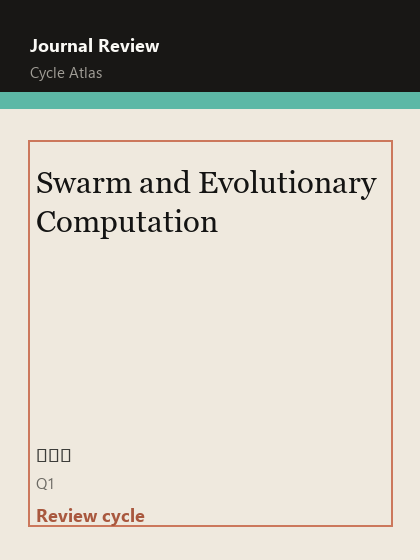 Swarm and Evolutionary Computation 期刊封面