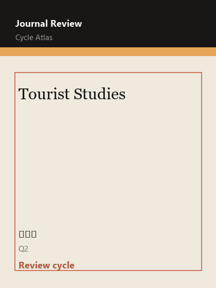 Tourist Studies 期刊封面