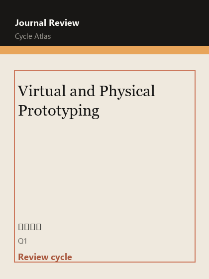 Virtual and Physical Prototyping 期刊封面