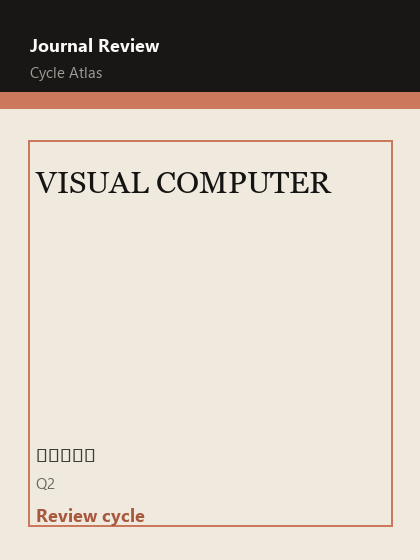 VISUAL COMPUTER 期刊封面
