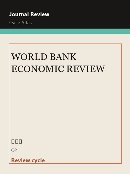 WORLD BANK ECONOMIC REVIEW 期刊封面