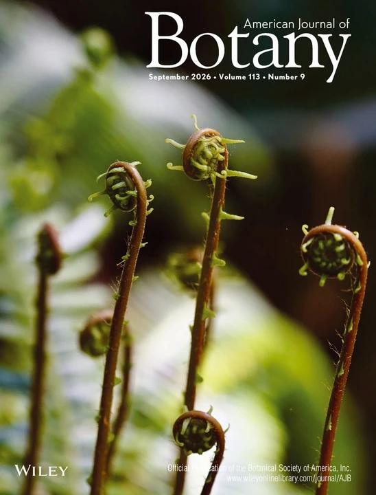 AMERICAN JOURNAL OF BOTANY journal cover