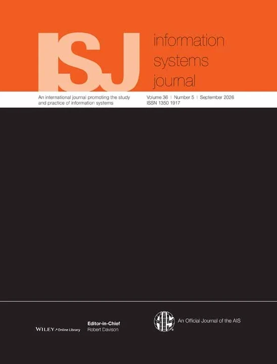 INFORMATION SYSTEMS JOURNAL journal cover