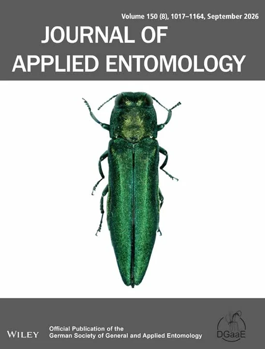 JOURNAL OF APPLIED ENTOMOLOGY 期刊封面
