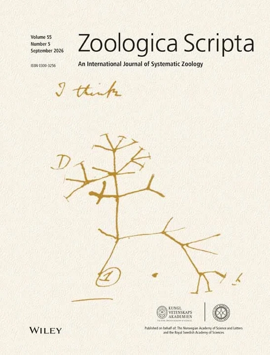 ZOOLOGICA SCRIPTA 期刊封面