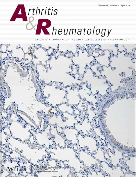 Arthritis & Rheumatology journal cover