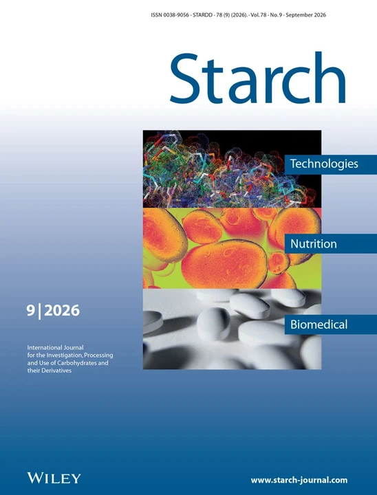 STARCH-STARKE journal cover