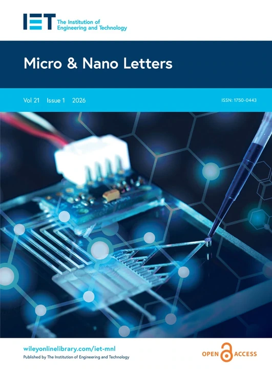 Micro & Nano Letters 期刊封面