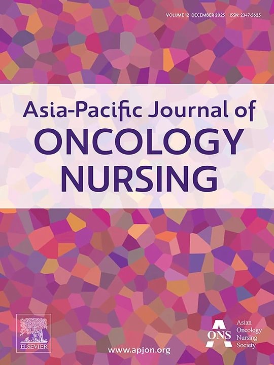Asia-Pacific Journal of Oncology Nursing journal cover