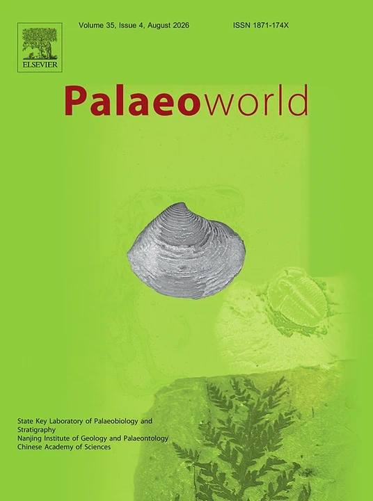 Palaeoworld journal cover