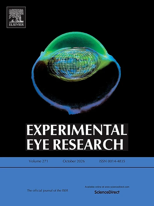 EXPERIMENTAL EYE RESEARCH 期刊封面