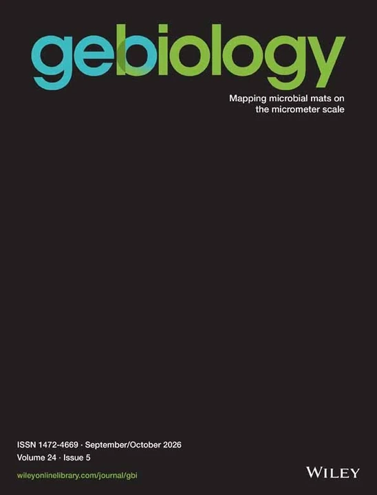 Geobiology journal cover