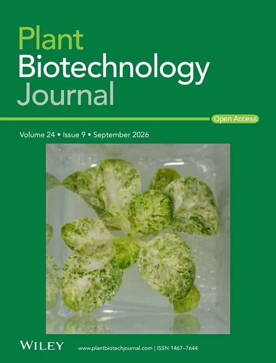 PLANT BIOTECHNOLOGY JOURNAL journal cover