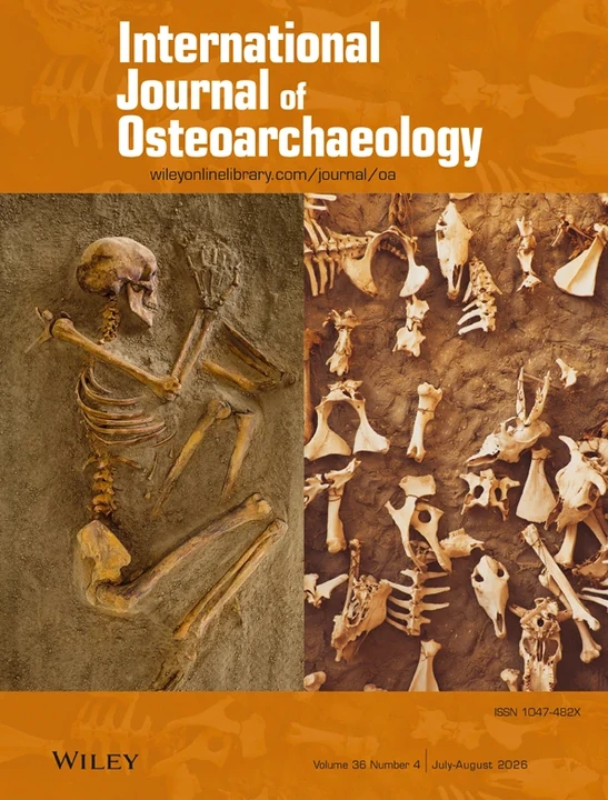 INTERNATIONAL JOURNAL OF OSTEOARCHAEOLOGY journal cover