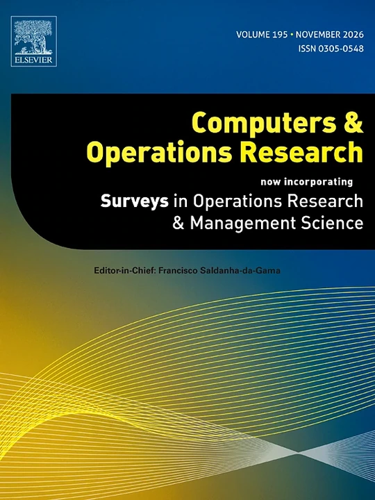 COMPUTERS & OPERATIONS RESEARCH 期刊封面