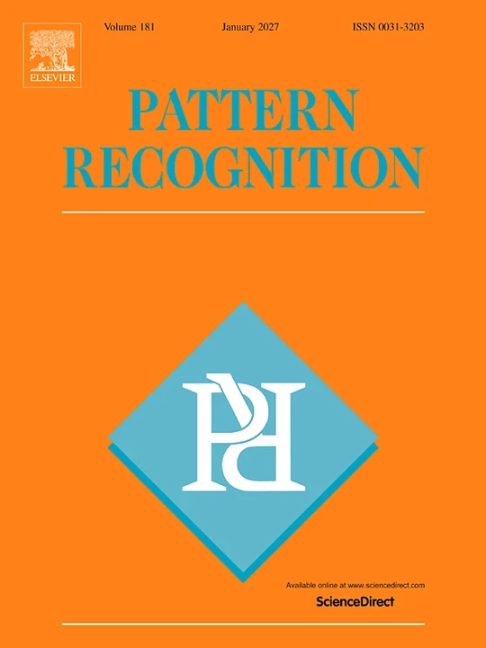 PATTERN RECOGNITION journal cover