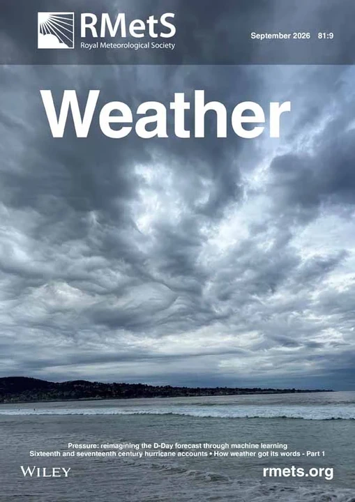 Weather journal cover