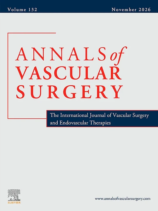 ANNALS OF VASCULAR SURGERY journal cover