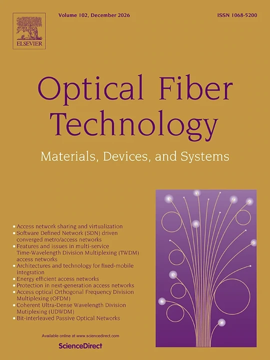 OPTICAL FIBER TECHNOLOGY 期刊封面