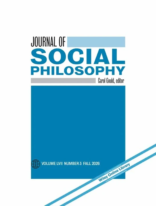 Journal of Social Philosophy 期刊封面