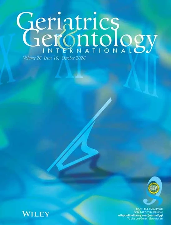Geriatrics & Gerontology International journal cover