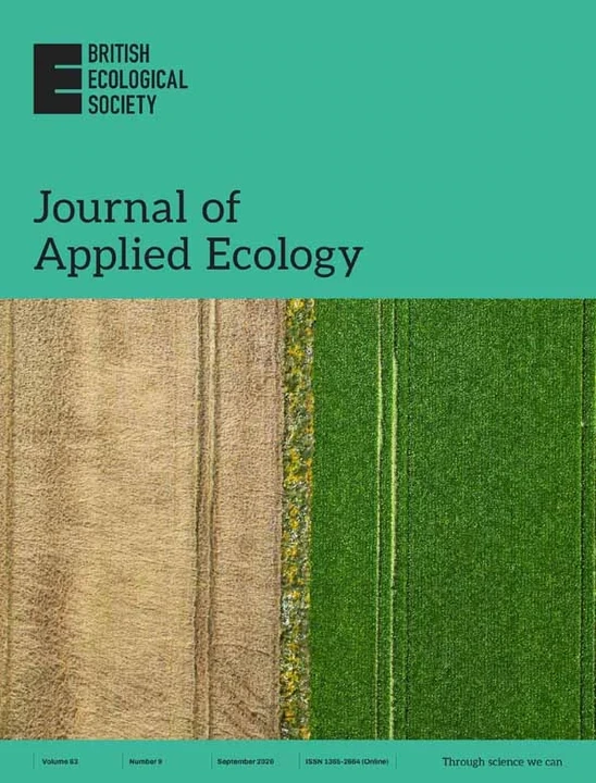JOURNAL OF APPLIED ECOLOGY 期刊封面