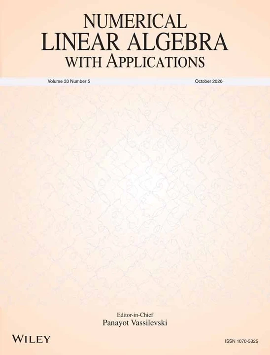 NUMERICAL LINEAR ALGEBRA WITH APPLICATIONS journal cover