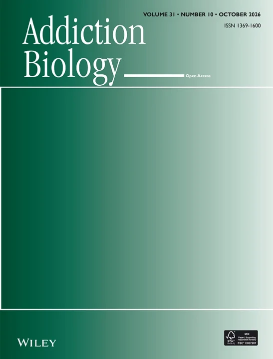 ADDICTION BIOLOGY journal cover