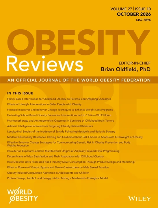 Obesity Reviews journal cover