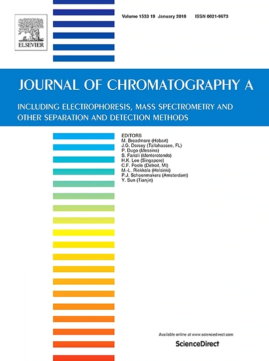 JOURNAL OF CHROMATOGRAPHY A journal cover