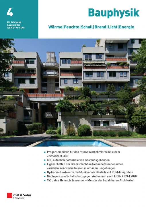 Bauphysik journal cover