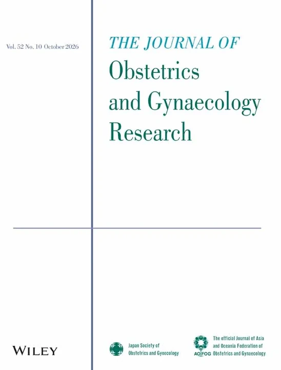 JOURNAL OF OBSTETRICS AND GYNAECOLOGY RESEARCH journal cover